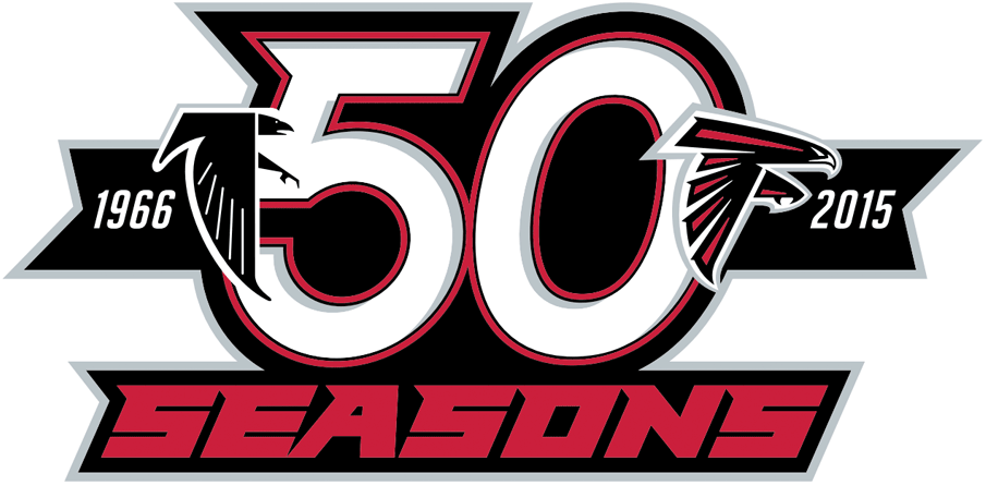 Atlanta Falcons 2015 Anniversary Logo cricut iron on